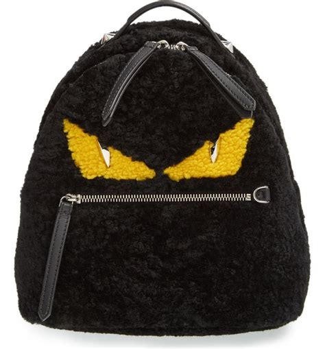 fendi mini monster plush backpack|farfetch monster backpack.